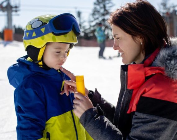 Huidbescherming tijdens wintersport